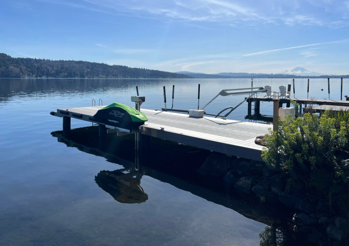 dock and boat lift